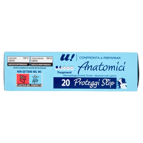 20 Proteggi Slip Anatomici U! Confronta e Risparmia